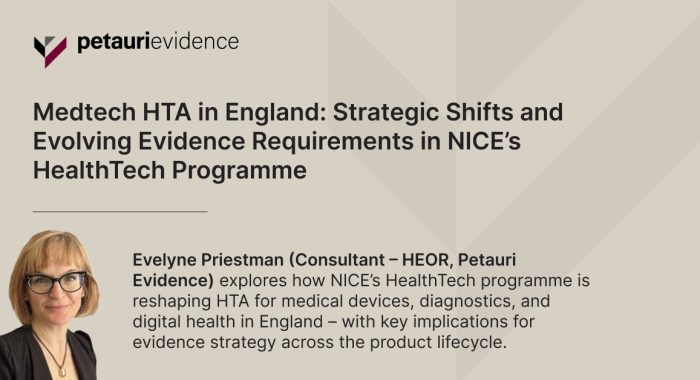 Medtech HTA in England: Strategic Shifts and Evolving Evidence Requirements in NICE’s HealthTech Programme cover